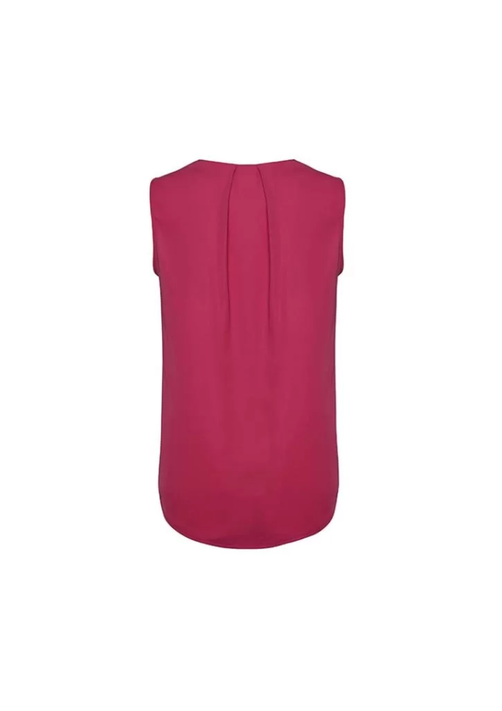Womens Estelle Sleeveless Pleat Detail Blouse Womens Estelle Sleeveless Pleat Detail Blouse
