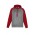 Unisex Hype Two-Toned Hoodie - Grey Marle/Red