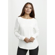 Ladies Madison Boatneck Blouse