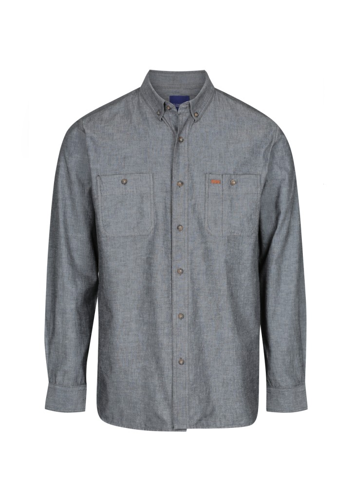 5045LN INDUSTRIAL CHAMBRAY LONG SLEEVE SHIRT