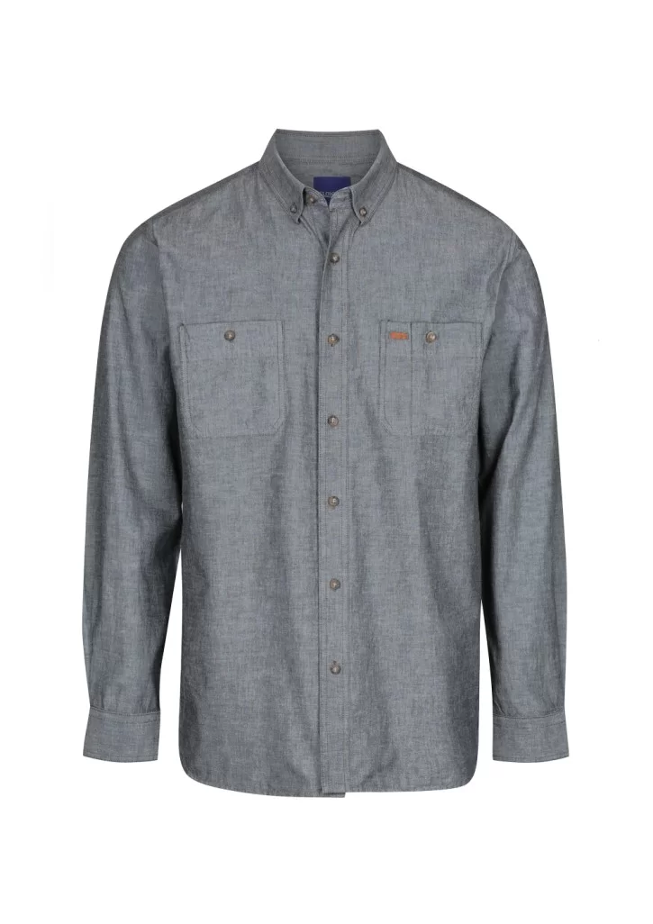 5045LN INDUSTRIAL CHAMBRAY LONG SLEEVE SHIRT
