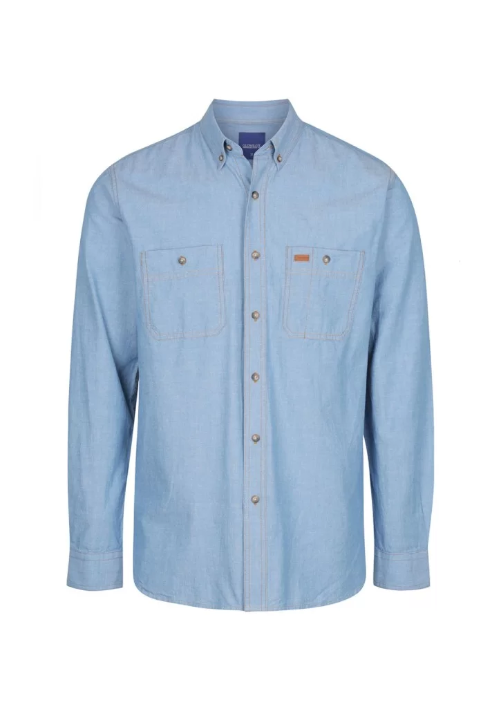 5045LN INDUSTRIAL CHAMBRAY LONG SLEEVE SHIRT