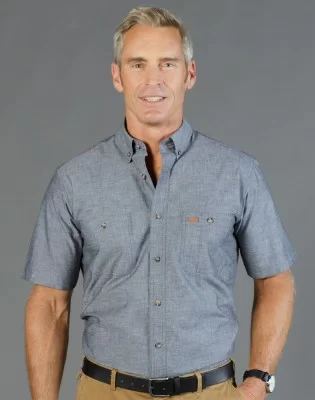 5045SN INDUSTRIAL CHAMBRAY SHORT SLEEVE SHIRT