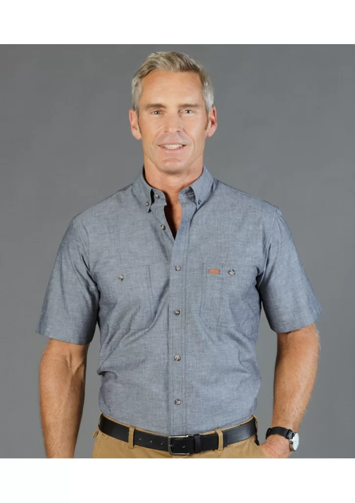 5045SN INDUSTRIAL CHAMBRAY SHORT SLEEVE SHIRT