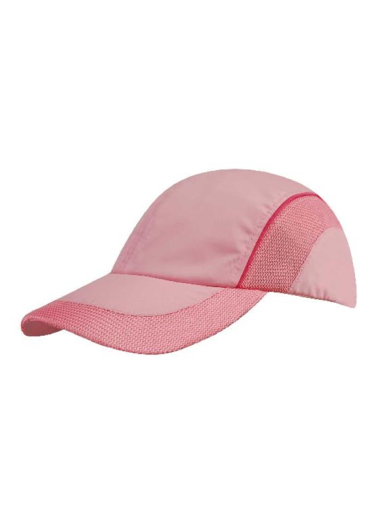 Spring Woven Fabric with Mesh to Side Panels and Peak Cap