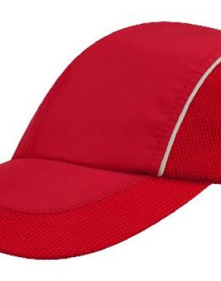 Spring Woven Fabric with Mesh to Side Panels and Peak Cap