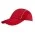 Spring Woven Fabric with Mesh to Side Panels and Peak Cap - Red/White