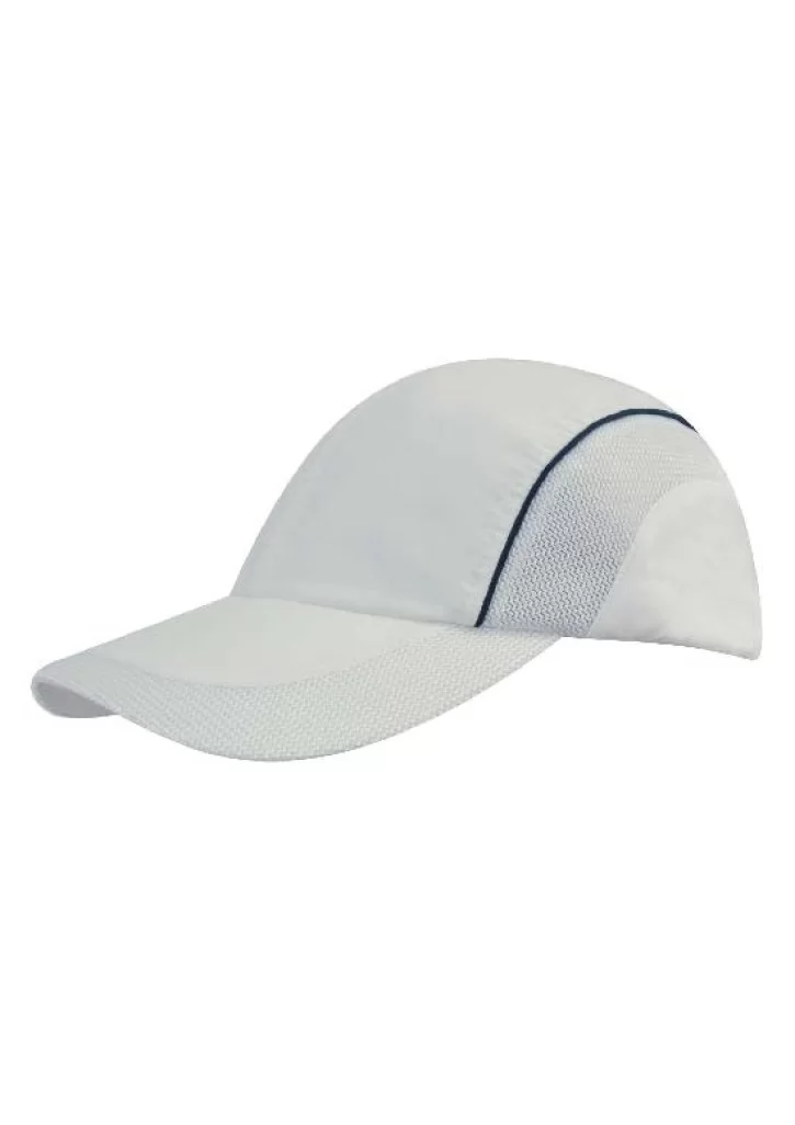 Spring Woven Fabric with Mesh to Side Panels and Peak Cap