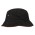 Adults Sport Twill Bucket Hat - Black/Red