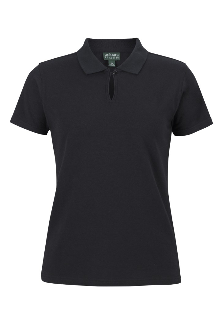 C Of C Ladies Cotton Ss Stretch Polo