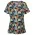 Ladies Scrub Top Printed - Dino