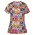 Ladies Scrub Top Printed - Cats & Dogs