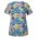 Ladies Scrub Top Printed - Smiley