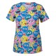 Ladies Scrub Top Printed