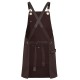Brass Eyelet Canvas Apron with PU Strap