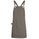 Brass Eyelet Canvas Apron with PU Strap