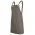 Brass Eyelet Canvas Apron with PU Strap - Latte 