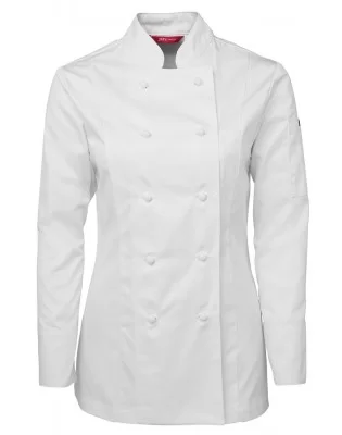 Ladies Long Sleeve Chefs Jacket 