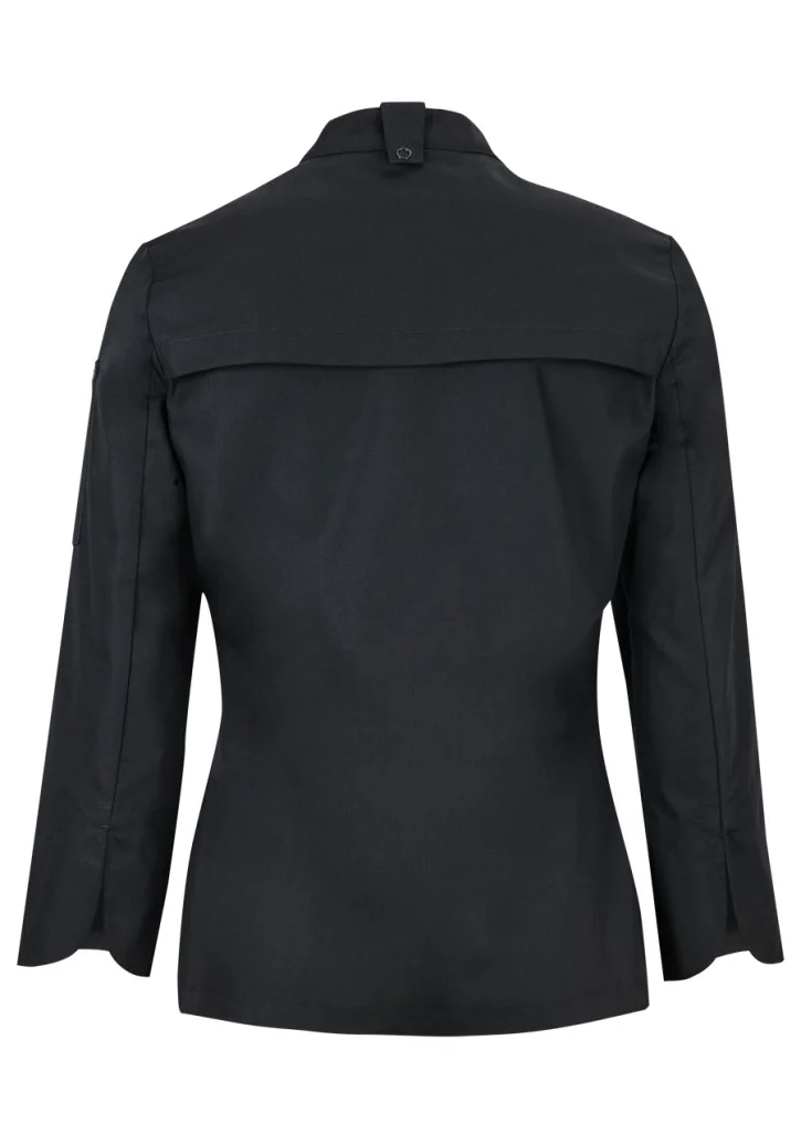 Ladies Long Sleeve Snap Button Chefs Jacket Ladies Long Sleeve Snap Button Chefs Jacket