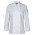Ladies Long Sleeve Snap Button Chefs Jacket  - White