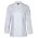 Ladies Long Sleeve Snap Button Chefs Jacket  - White