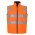 Hi-Vis (D+N) Reversible Vest - Orange/Navy