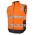 Hi Vis Graphene Puffer Vest - Orange/Charcoal