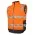 Hi Vis Graphene Puffer Vest - Orange/Charcoal