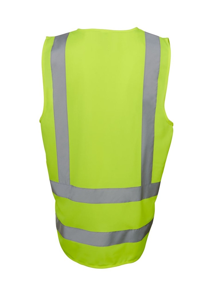 Hi Vis Yellow (D+N) Zip Safety Vest