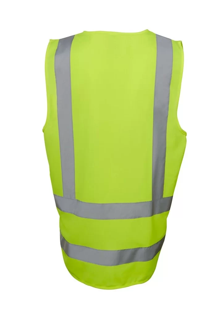 Hi Vis Yellow (D+N) Zip Safety Vest
