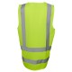 Hi Vis Yellow (D+N) Zip Safety Vest