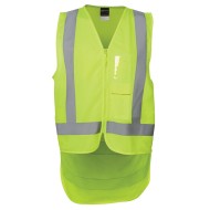 Hi Vis Yellow (D+N) Zip Safety Vest