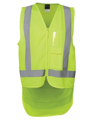 Hi Vis Yellow (D+N) Zip Safety Vest