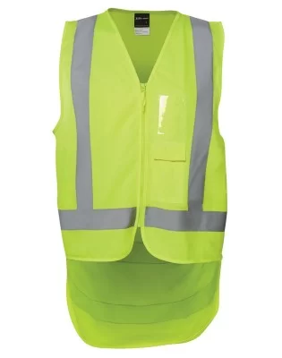 Hi Vis Yellow (D+N) Zip Safety Vest