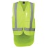 Hi Vis Yellow (D+N) Zip Safety Vest