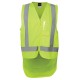 Hi Vis Yellow (D+N) Zip Safety Vest