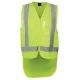 Hi Vis Yellow (D+N) Zip Safety Vest