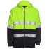 Hi Vis Full Zip Day + Night Fleecy hoodie 