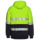 Hi Vis Full Zip Day + Night Fleecy hoodie 