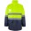 Hi Vis Day + Night Long Line Jacket - Lime/Navy