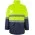 Hi Vis Day + Night Long Line Jacket - Lime/Navy