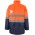 Hi Vis Day + Night Long Line Jacket - Orange/Navy