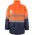 Hi Vis Day + Night Long Line Jacket - Orange/Navy