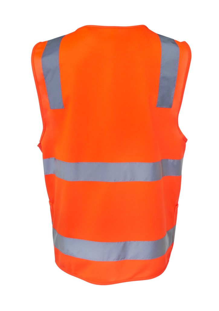 Hi Vis Orange (D+N) Zip Safety Vest