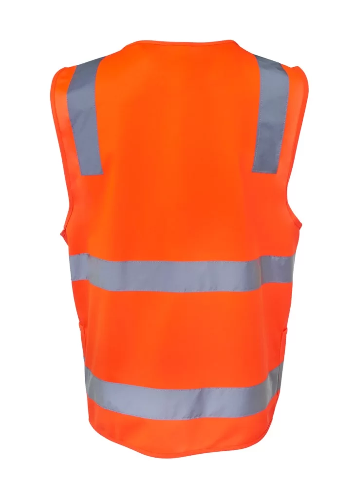 Hi Vis Orange (D+N) Zip Safety Vest
