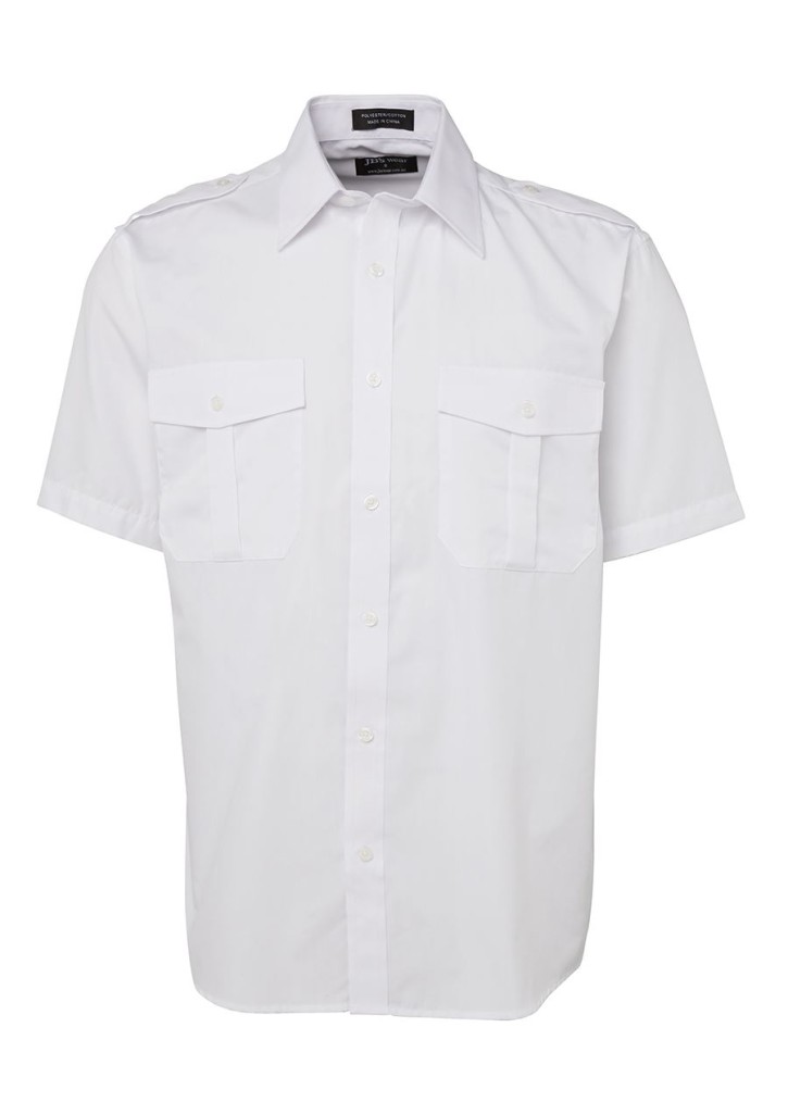 Mens Short Sleeve Epaulette Shirt  