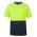Hi Vis Cotton back Tee - Lime/Navy