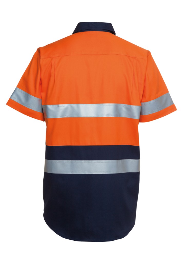 JB's Hi Vis S/S (D+N) 190G Work Shirt