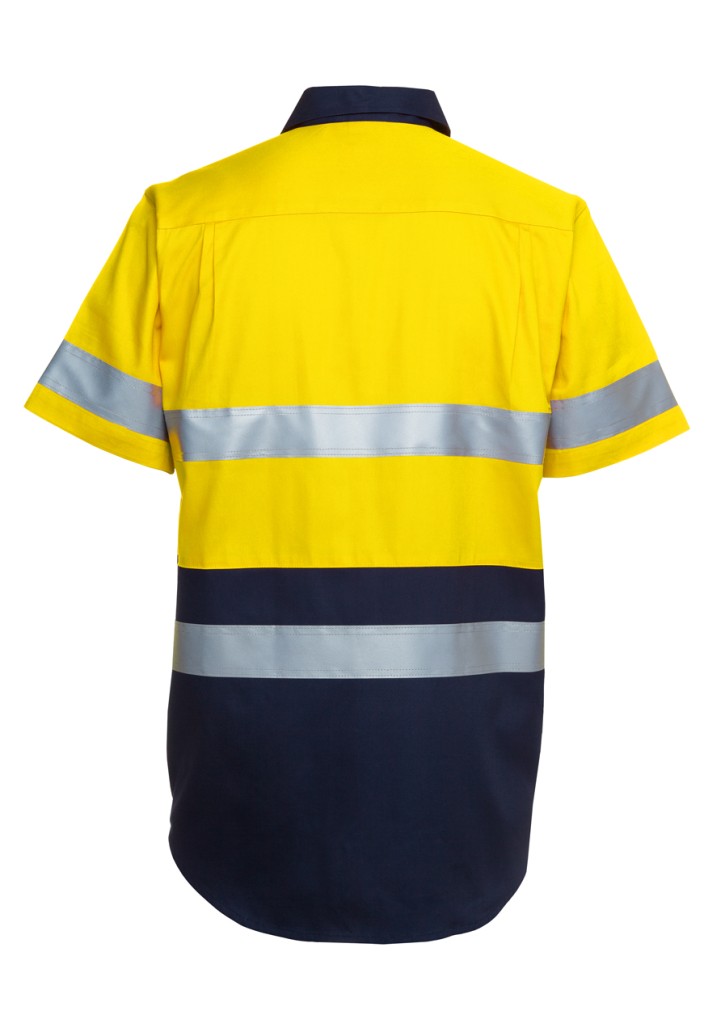JB's Hi Vis S/S (D+N) 190G Work Shirt
