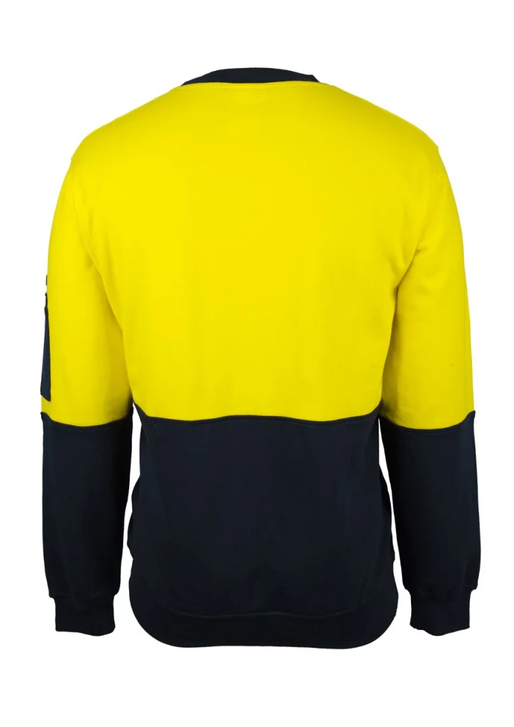 JB's Hi Vis 310 Cotton Crew Neck Fleece